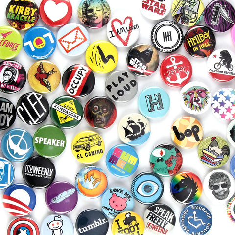 1" Buttons