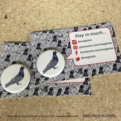 1.25" Flyer Card Button