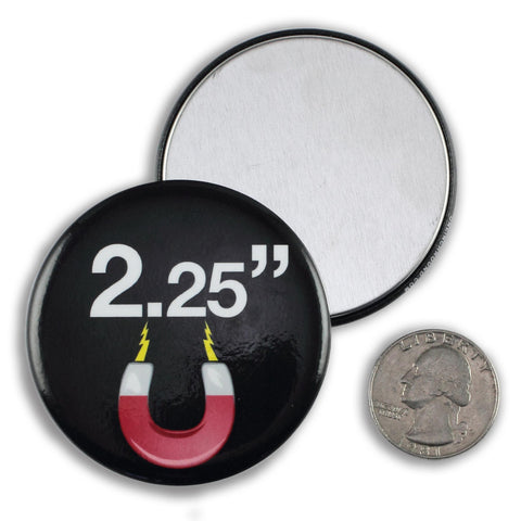 Custom 2.25 Round SUPER STRONG USA-Made Magnets from One Inch Round  @oneinchround