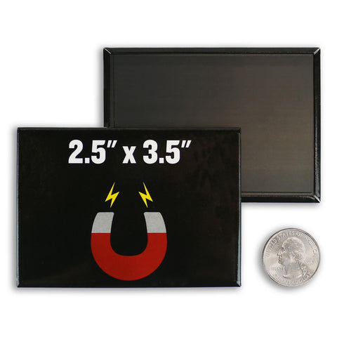 2.5" x 3.5" Rectangle Magnets