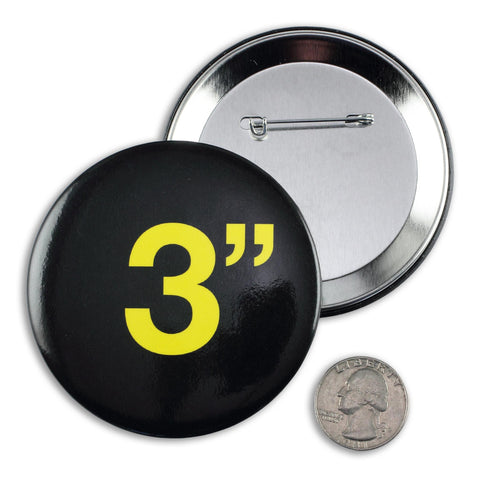 3 Custom USA-made Big Buttons from One Inch Round @oneinchround